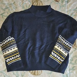 Navy sweater
